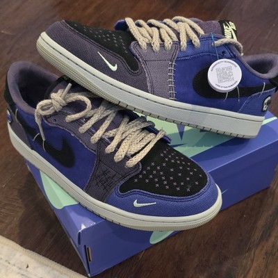 Nike Air Jordan 1 Low OG Zion Voodoo Alternate Purple Suede Sz 10 New w/ Box