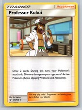 Professor Kukui 128/149 Pokemon Card Sun & Moon Trainer Supporter Uncommon