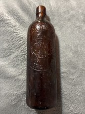 Vintage The Duffy Malt Whiskey Company Rochester, NY USA Brown Embossed Bottle