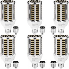 50W 6 pack LED Corn Light Bulb,3000K Warm White 6500LM(500W 6pack 50w Corn Bulb