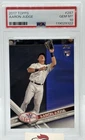 2017 Topps Aaron Judge Rookie Card PSA 10 Gem Mint Baseball #287 Catching