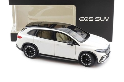 Mercedes Benz EQS SUV - Diamond White - Dealer Edition 1/18 von NZG - B66960590