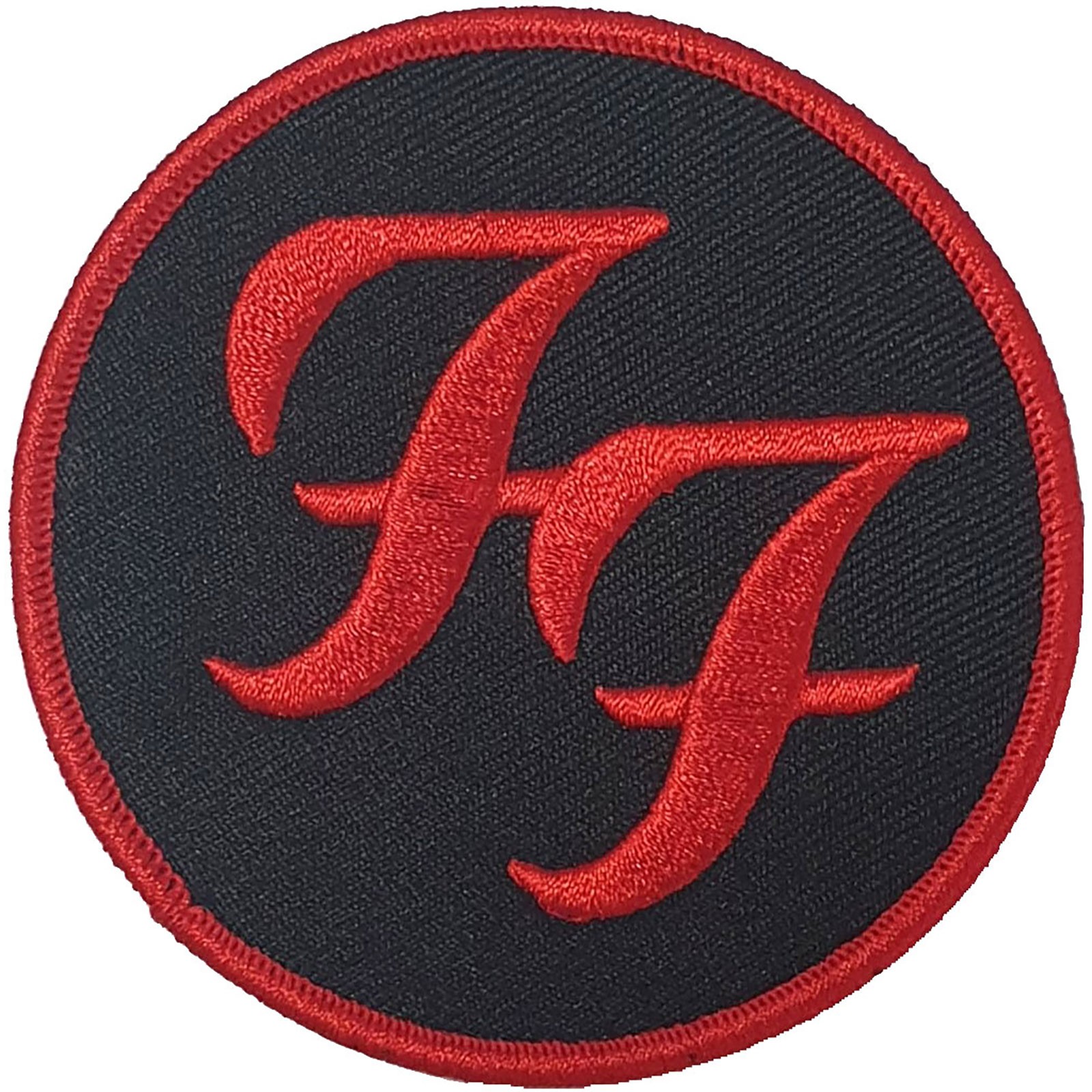 Foo Fighters 'Circle Logo' (Iron On) Patch - NEW & OFFICIAL