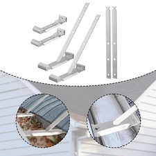 5 inch Aluminum Roof Gutter Hanger Set Roofs Drain Hook Fixing Clip Roof Gutter