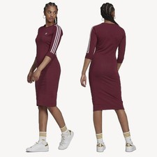 adidas Originals 3 Stripes Dress Casual Midi ...