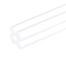 MECCANIXITY 4pcs Acrylic Round Rods 3/8" x 12" Clear x 12", 