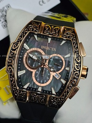 Invicta - S1 Rally - EXCALIBUR Swiss 5050.E Chronograph Rose Gold - mens watch 