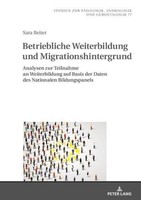 Betriebliche Weiterbildung Und Migrationshintergrund Sara Reiter