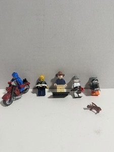Random Lot Lego Mini Figs Captain America With Bike Rocket Raccoon Western Fig
