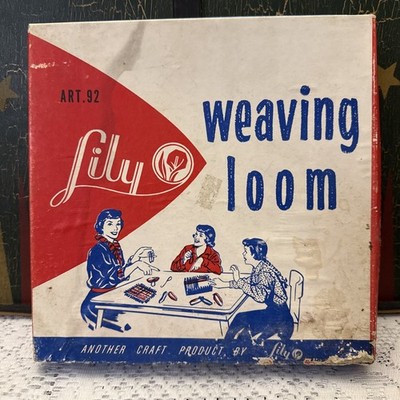 Vintage Lily Weaving Craft Hobby Loom Metal