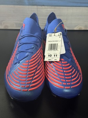 Adidas Predator Edge.1 Low FG H02954 Blue Red Mens Soccer Cleats Size US10
