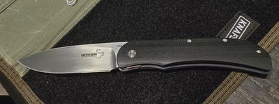 Boker Plus Exskelibur 1 SKELLERN 7358 Folding Knife Front Flip With Liner Lock