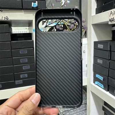 Black Carbon Fiber Case For Google Pixel 9 pro XL/9 pro Aramid Anti-fall Case