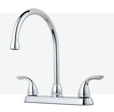 Pfister Pfirst Series G136-200S 2-Handle Kitchen Faucet High Arc, New in Box