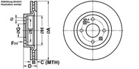 Ate Bremsscheiben Ø259MM + BremsbelÄGe Vorne FÜR Renault Kangoo Renault Dacia