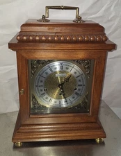 FINE CHARTER HOUSE U.S.A. 8 DAY WESTMINSTER CHIME MANTLE / BRACKET CLOCK WORKING