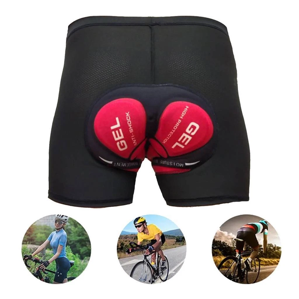 Nepest Pantaloni Da Ciclismo Uomo Corti Con Imbottitura 4D – Tasca, Elasticizzati, Traspiranti Per MTB E Corsa