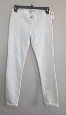 Abercrombie NW Girls White Jeans Size 16 Slim