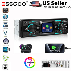 Voiture Bluetooth stéréo Audio en mode Dash FM Récepteur d'entrée Aux SD USB MP3 Lecteur radio