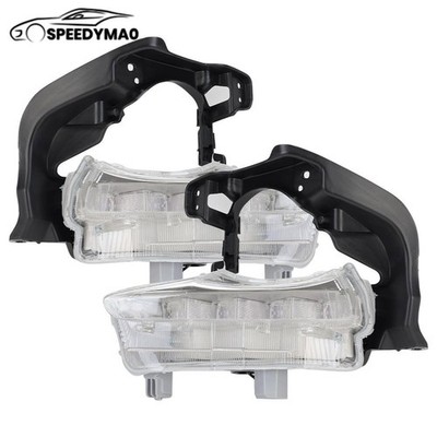 For 2014 2015 2016 Toyota Highlander Daytime Running Light LED Pair Fog Light