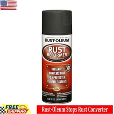 Rust-Oleum Stops Rust Converter Rust Reformer Spray Flat Black Finish 10.25 oz