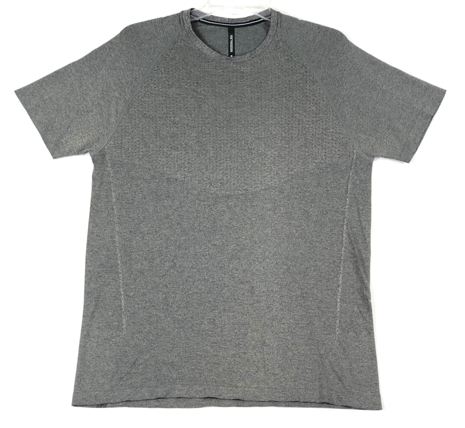 FILA Ten Thousand T Shirt Senza Cuciture Uomo M Grigio Performance Ventilata Allenamento Palestra