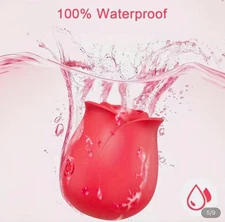 Rose Shaped Mini Massager for Women Happy Meeting Joy at Meeting