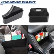 2x Gear Shift Armrest Storage Box Tray Organizer For Chevy Colorado Canyon 14-22