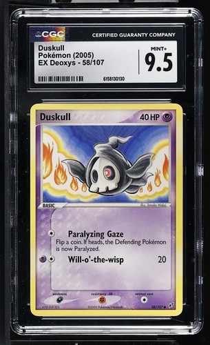 Duskull graded CGC 9.5 for sale on eBay