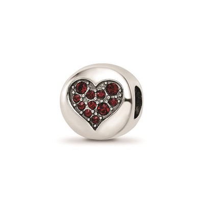 Reflection Beads Sterling Silver Crystal from Swarovski January Faith Bead