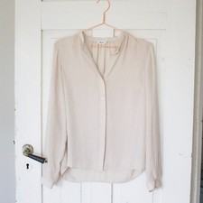Filippa K Bluse beige creme Blusentop Top Gr.36 naturweiss Skandinavisch 