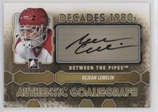 2012-13 ITG Between the Pipes GoalieGraph Reggie Lemelin Rejean #A-RL Auto 5r8