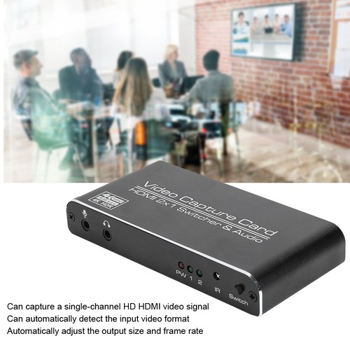 Videoaufnahmekarte 4K Zu USB 3.0 Dongle 2 X 1 Schalter Für Live-Stream DON - Bild 2 von 19