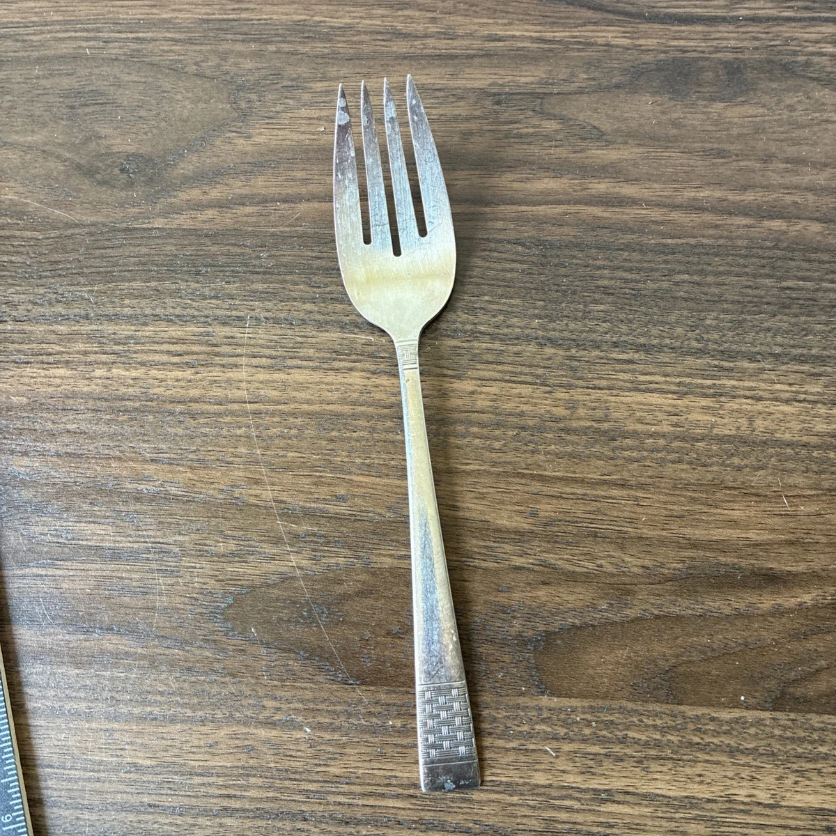 National Silver Co. Antique US Silver-Plated Flatware Serving