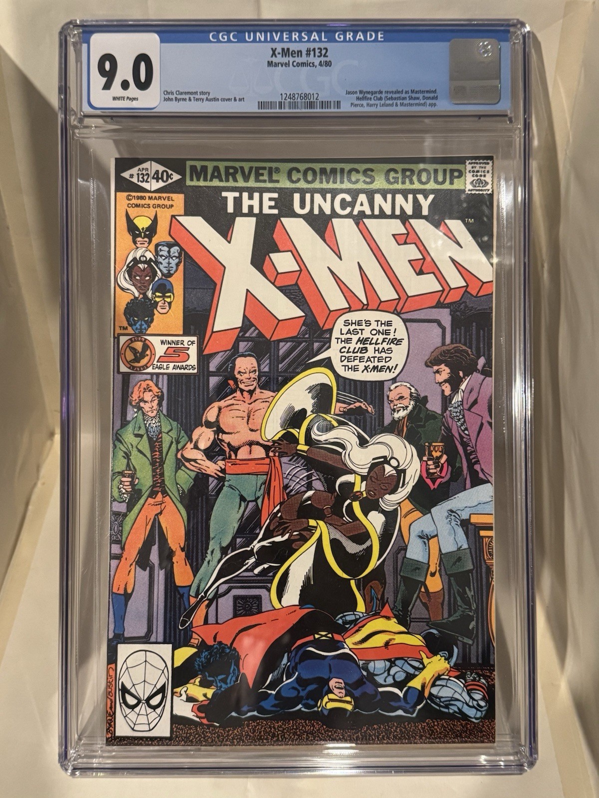 X-men #124 1979年出版 CGC鑑定済9.4 アメコミリーフ