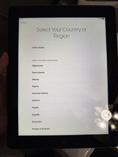 Apple iPad 4 Tablet 32GB Black Wi-Fi Only MD511LL/A iOS Wi-Fi Apple iPad Series