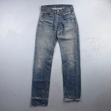 Levis 501 Vintage 80s Redline Selvedge USA XX Jeans Light Wash 31x40 Act 29x35