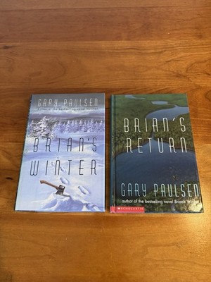 Set 2 hardback books excellent: Brian's Winter & Brian's Return by Gary Paulsen