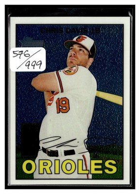 2016 Topps Heritage #THC-60 Chris Davis Chrome #/999