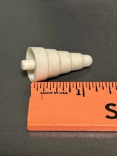 VTG 1978 Mego Micronauts Battle Cruiser White Drill Bit Attachment Piece Part