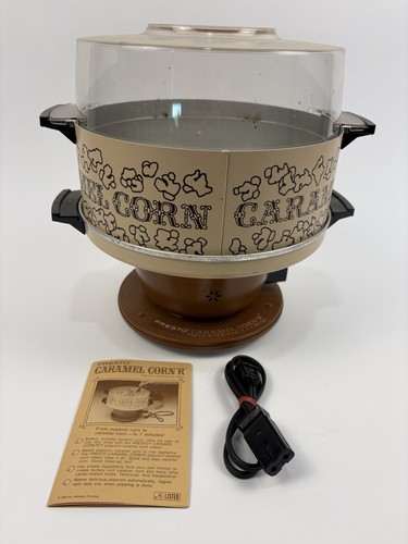 Vintage Presto Caramel Corn'r Carmel Corn Popcorn Popper Maker GWC 050000