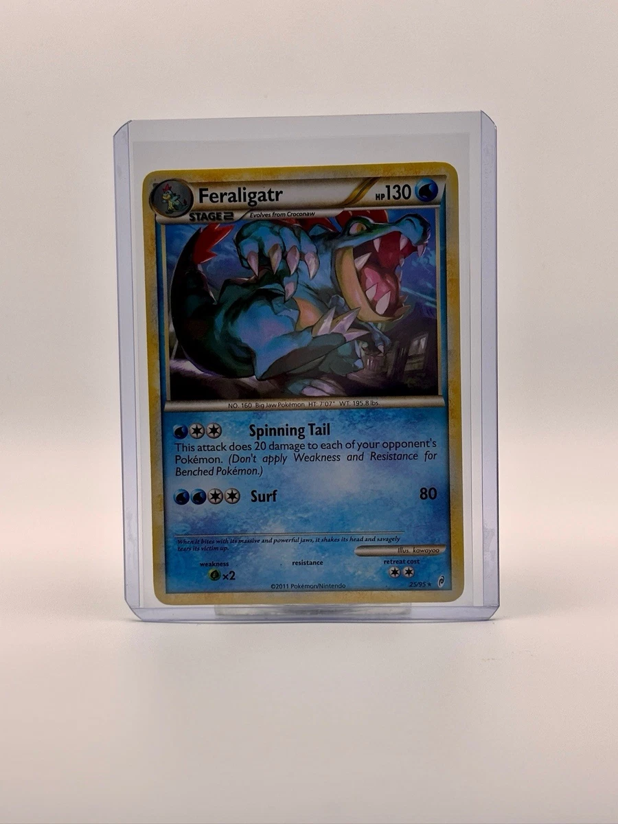 feraligatr pokemon card value 041/162 - Temporal Forces It comes protected in a magnetic acrylic case Pokemon » Mega Feraligatr ex