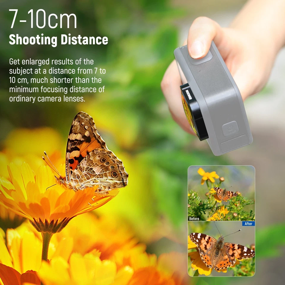 NEEWER LS-31 15X Vergrößerung Objektiv kompatibel mit GoPro Hero 13/12/11/10/9 - Bild 2 von 4