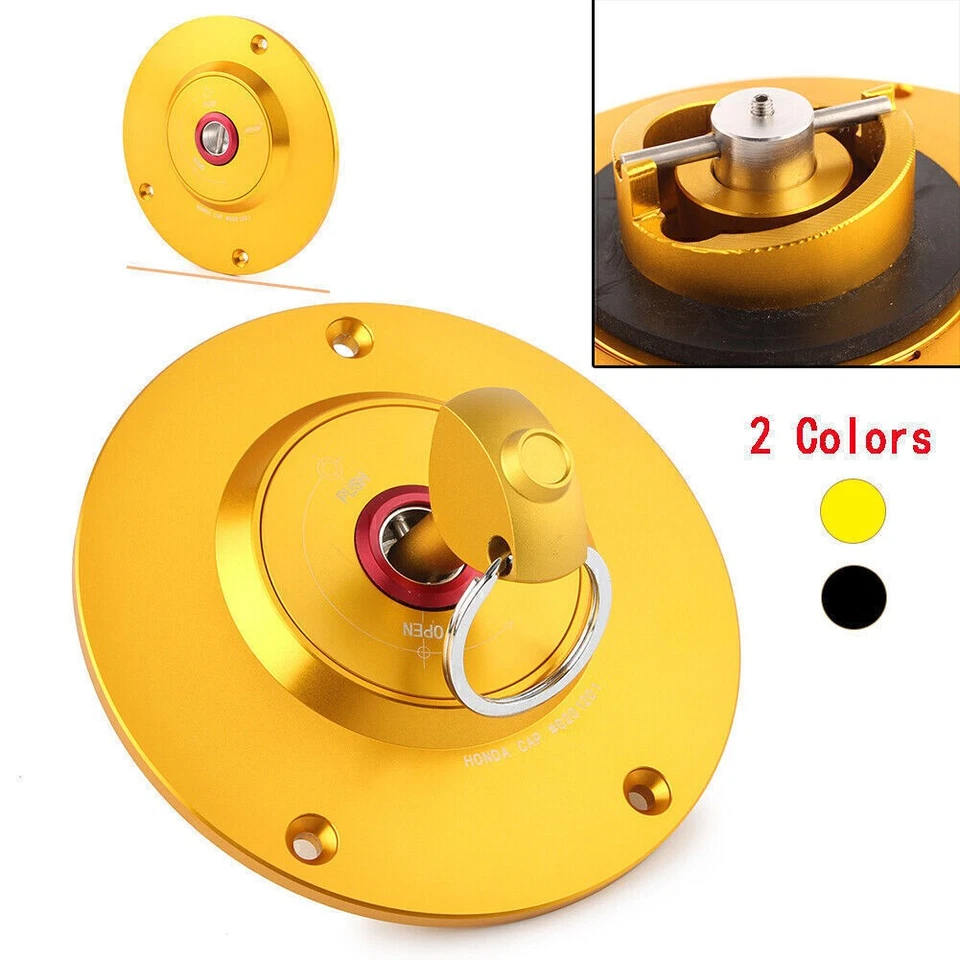 Cubierta de tapa del tanque de combustible de gasolina sin llave para Honda CBR1000RR CBR600RR CB600 900F RC51 Foto 2 de 4