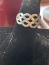 .925 Sterling Silver Handmade Ring Size 9