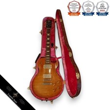 Gibson Custom Shop Les Paul Honey Sunburst Tiger Stripe Maple Top Model Excelle