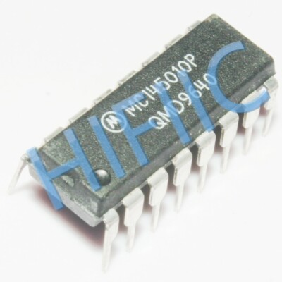 1PCS/5PCS MC145010 Photoelectric Smoke Detector IC with I/O DIP16/SOP16