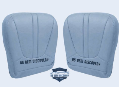 2002 Ford Expedition Driver & Passenger Bottom Leather Seat Cover Gray