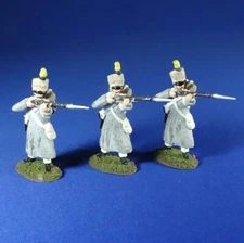 MI-651 - French Infantry in Greatcoats Firing - 3 pcs - Black Cat - 54mm Metal
