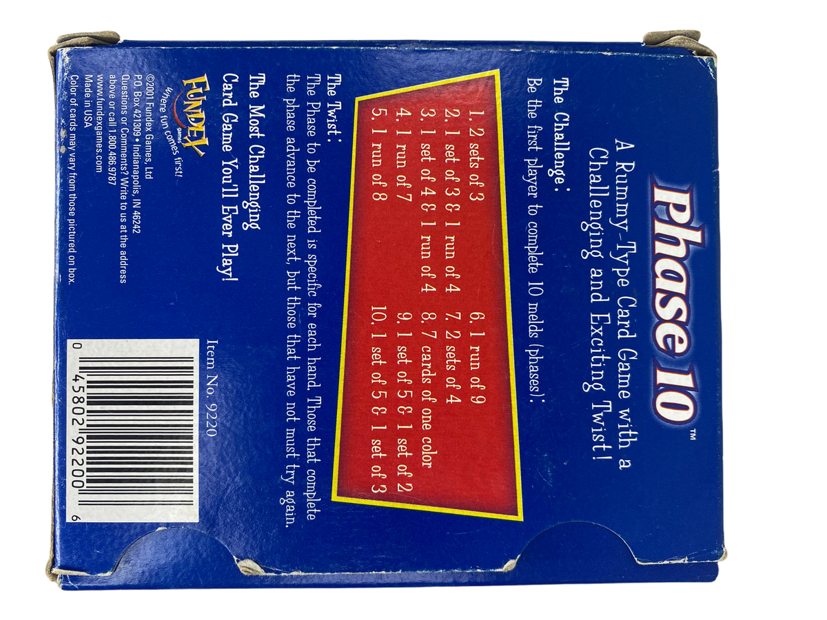 Time Crisis Arcade Gioco Di Carte Phase 10 - Versione Sfidante Del Rummy Per Serate In Famiglia O Con Amici Gioco Da Tavolo Divertente - Foto 2